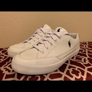 Polo Ralph Lauren white casual shoes